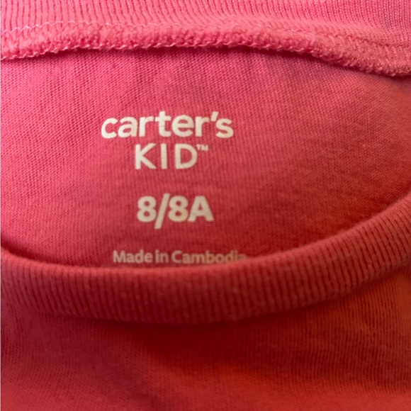 Girls CARTERS Long sleeve Tee 8 - Picture 4 of 5